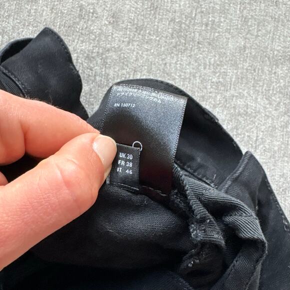 Authentic $1,090 Amiri Men’s Black MX1 Skinny Distressed Jeans - Picture 5 of 10